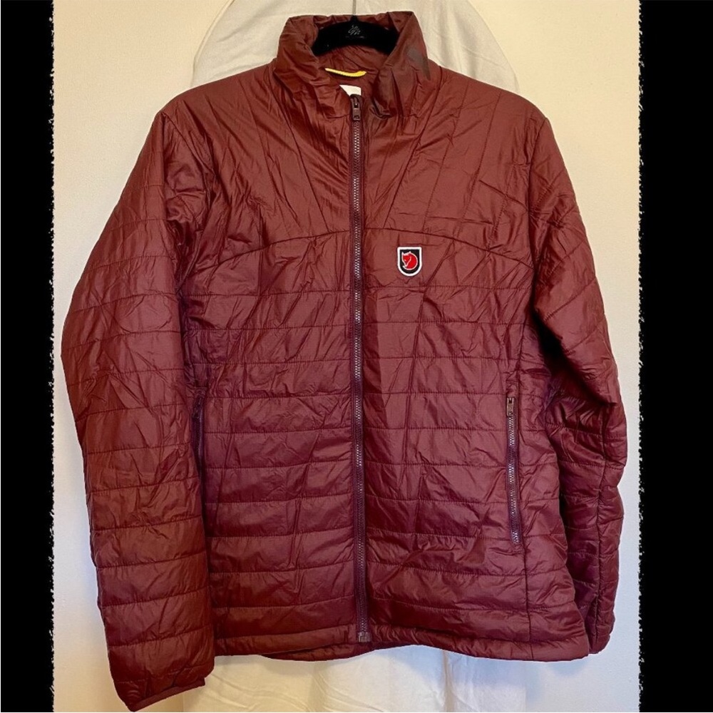 Fjallraven Expedition X-Latt Jacket Women's Large Port/Burgundy Trekking Outdoor